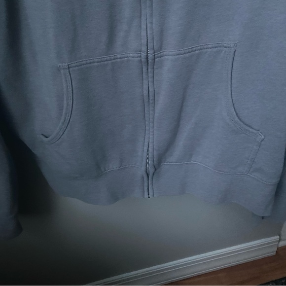 Blue 84 grey MARGATE zip up sweatshirt - Picture 4 of 5